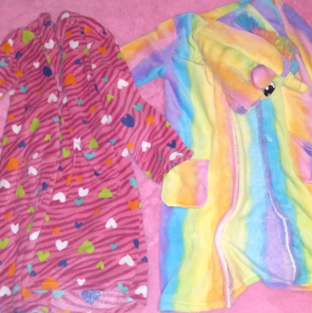 Kids Robe and Mermaid Blanket
